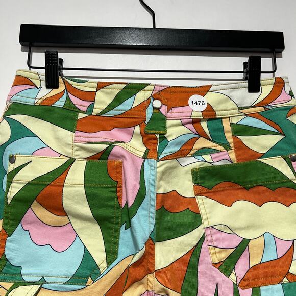 Anthropologie X Maeve Lily Gardeners Crop Denim Pants Multicolor 29 x 24 P - Picture 10 of 10